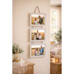 Studyo Plus İzmir Ahşap 3’lü İpli 15x21 cm Fotoğraf Çerçevesi Yatay Vizon