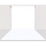 Stüdyo Teknik 270CM x 580CM Beyaz Kumaş Fon Seti