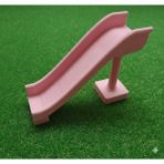 Studyo Tridi Tekli Kaydırak - 3D Baskı - Toz Pembe