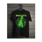 StüdyoÜmitTişört Megadeth Toxin Metal Band Baskılı Penye Tişört