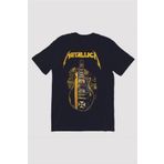 StüdyoÜmitTişört Metallica James Hedfield Gitar Metal Band Baskılı Battal Boy Penye Tişört