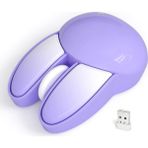Studz M6DM Playrab Tavşan Bluetooth + 2.4g Ghz Dual Mode Mouse - Mor