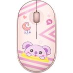 Studz T4 Kablosuz Mouse Bluetooth 5.2&wireless 2.4 Ghz Çift Mod Sessiz Mouse - Pembe
