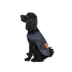 Stuf&Co Köpek Montu, Su ve Rüzgar Geçirmez, İthal Waxed Cotton Kumaştan Üretilmiş (Lacivert, X-Large)