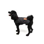 Stuf&Co Köpek Montu, Su ve Rüzgar Geçirmez, İthal Waxed Cotton Kumaştan Üretilmiş (Siyah, Medium)