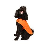 Stuf&Co Köpek Montu, Su ve Rüzgar Geçirmez, İthal Waxed Cotton Kumaştan Üretilmiş (Turuncu, Small)