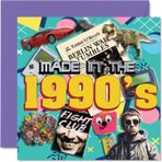 Stuff4 Erkekler ve Kadınlar için Eğlenceli Doğum Günü Kartları - 90'lar 1990'larda Üretilmiştir - Anne Baba Kız Kardeş Kardeş Amca Teyze İş Arkadaşı Oğul Kız Arkadaş için Mutlu Doğum Günü Kartı 14 x 13 cm On
