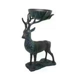 STUMBANNG CNSYM_Esk-KSK315 Metal Geyikli Kase 55 Cm Dekoratif Hediyelik