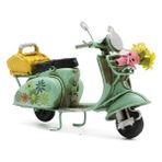 Stumbanng Dekoratif Metal Scooter Önü Sepetli