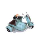 Stumbanng Dekoratif Metal Scooter Sepetli Vintage Biblo Ev Ofis Hediyelik