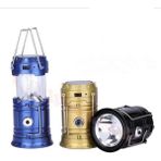 Stumbanng Güneş Enerjili Şarj Edilebilir USB Girişli Kamp Feneri Büyük Boy - YOK - Renkli