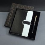 Stumbanng Siyah Beyaz Tarihsiz Ajanda Defter Kalem Seti