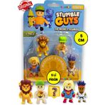 Stumble Guys Seri 1 - 3D Mini 1 I Surpriz Olan 5 Li Figur Seti - Super Gal Leonidas