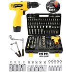 Sturdy 108 Parça Ful Set 58 Vf 10 Ah Akülü Vidalama Matkap ve Lokma ve Uc Takım Seti Çantalı