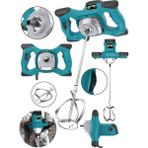 Sturdy 1800 Watt Bakir Sargı 6 Kademe Devirli Ayarlı Elektrikli Alçı Boya ve Harç Karıştırıcı Mikser