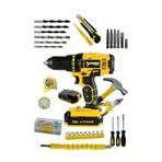 Sturdy 58V 8AH Lion Çift Akülü New Series 99 Parça Setli Turbo Şarjlı Vidalama Matkap