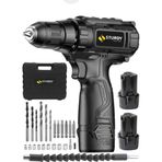 Sturdy Germany Stark 58 VF 5 Ah Çift 24 Parça Akülü Vidalama Şarjlı Matkap