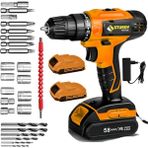 Sturdy Japon Technology 52 V 8 Ah Z-T-P Seri Darbeli Metal Şanzuman Şarjlı 27 Parça Çift Akülü Matkap