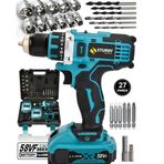 Sturdy JHR Çift Akülü 30 Parça Şarjlı Matkap