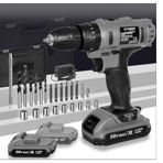 Sturdy New Seri 58 V 10 Ah Çelik Şanzuman Bakır Sargılı Çift Akülü Şarjlı Matkap