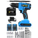 Sturdy New Seri 58 V 6 Ah Metal Şanzumanlı Li-Ion Çift Akülü 27 Parça Matkap