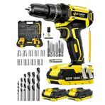 Sturdy New Seri 92VF 12 Ah Lion Çift Akülü Darbeli 27 Parça Turbo Şarjlı Vidalama Matkap