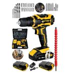 Sturdy Power Profesyonel Metal Şanzıman 58 V 6.0 Ah Li-On Çift Akülü 27 Parça Uç Şarjlı Matkap