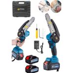 Sturdy Power Tools Japon Tech. Pro. 15 cm Pala ve Zincir Ağaç Kesme Testeresi Çift Akülü 2600WT Uzun Ömürlü Motor