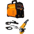 Sturdy Power Tools Special Model Potent Monostick Technology Super Ultrasonic 200 Dijital Göstergeli Taşlama ile Beraber Invertör Kaynak Makinası