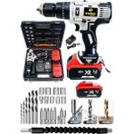 Sturdy Pro XR3650XLM Li-On 58 Volt 6 Amper Şarjlı Çift Akülü Darbeli Matkap 27 Parça Usta Setli