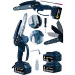 Sturdy Str Uzun Pala Dal Kesme Budama Testere Bıçkı Makinası Çift Akülü Taşıma Çantalı