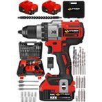 Sturdy Xpro Serii Xr 30 Pcs 58 wf10 Ah Darbeli Titanium Sargılı Lion Akülü Turbo Şarjlı Vidalama Matkap