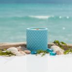 Stworkshop Vanilya Kokulu, Hediyelik Bohem Dekoratif Beton El Yapımı Vegan Soya Wax Mum (250 Gr) 🌊 - 1 Adet