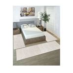 Sty Home Dijital Baskılı 3 'Lü Yatak Odası Halısı Yolluk Takımı 80X150 2 Adet 80X300 1 Adet