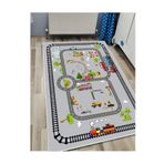 STY Home Trafik Çocuk Halısı Kaymaz Taban Makinede Yıkanabilir Eğitici Bebek Ve Çocuk Odası Halısı Oyun Matı