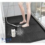 Style Banyo Duşpetek Mat Paspas, Kaymaz Islak Zemin Paspası -Ebat: Eni: 90 cm x 1 Mt. Siyah - 90 x 250 cm
