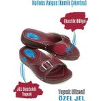 Style Comfort Tabanlı Topuk Dikeni ve Halluks (Kemik Çıkıntısı) Terliği Bordo10