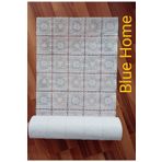 STYLE DANTEL PVC BUZDOLABI RAF ÖRTÜSÜ/KAYMAZ DOLAP RAF VE ÇEKMEÇE ÖRTÜS 1 MT/Kare Çiçek 11