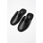 STYLE G&C COLLECTION Erkek Siyah Damatlık Çeyiz Terliği