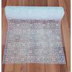 Style Meiwa Japon Pvc Dantel Raf-Dolap-Çekmeçe-Runner Örtüsü / Ebat : 50 Cmx 5 mt Beyaz Küçük Kare 3 - 50 cm x 5 mt