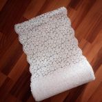 Style Pvc Dantel Vestiyer- Runner -Sehba -Çekmeçe - Dolap İçi -Raf Örtüsü/ Eni: 35 cm x 5mt BEYAZ