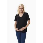 Style The Bump Ellie Hamile T-Shirt 3'lü Paket (Beyaz - Siyah - Lacivert)