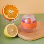 Style1 Turuncu Manuel Taşınabilir Narenciye Sıkacağı Mutfak Aletleri Plastik Portakal Limon Sıkacağı Meyve Sıkacağı Sıkacağı Makinesi Bardak Mutfak Aksesuarları (Yurt Dışından) - Renkli