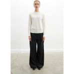 Styleboom X Peraluna CHELSEA PULLOVER Bisiklet Yaka Standart Kesim Kadın Triko Kazak - Ekru - XL