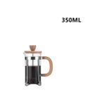 Stylef 350 ml Fransız Basın Cezve Çift Katmanlı Yüksek Borosilikat Cam Kahve Makinesi Dayanıklı Kahve Su Isıtıcısı Paslanmaz Çelik Coffeeware (Yurt Dışından) - Renkli - Coffee Pots