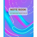 Stylish and Elegant Pink, Blue, and Purple Graphic Design Paperback Notebook: Wide Ruled, 7.5"x9.25" - 120 Pages for School or Office: Wide ruled ... note-taking, and professional use.