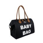 Stylo Baby Bag Baskılı Tek Anne Bebek Bakım Omuz Çantası -Siyah