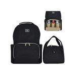 Stylo Duo Backpack for Mothers Bebek Bakım Çantası Siyah