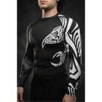 Stylovi Darkwave Premium Siyah Uzun Kollu Spor Erkek Compression Body – Fitness & Antreman Özel T-Shirt