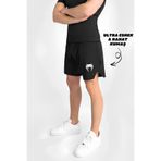 Stylovi UFC x Venum Premium Antrenman Şortu Özel Kumaş Erkek Spor Cepli Fitness Siyah MMA